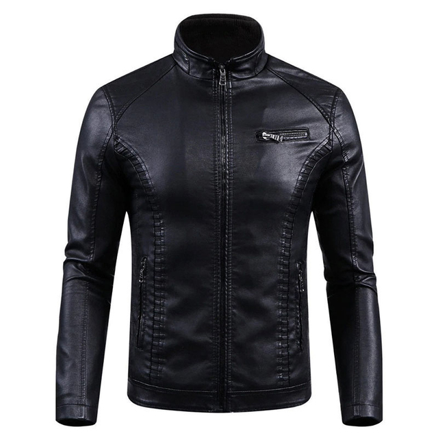 High Quality Men's Winter Motorcycle Jacket with Canvas Fabric Front Logo Eco-Friendly & Breathable Design for Comfort Style