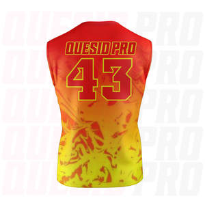 Vêtements de sport entièrement sublimés, uniformes 7v7, vêtements de football américain pour jeunes, vêtements de football américain à séchage rapide et respirants, OEM, uniformes de sublimation 7 sur 7 - Product Image 6