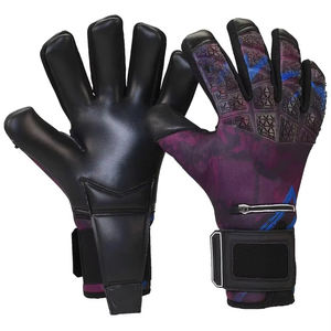 2025 haute qualité personnalisé Latex Football gardien gants Pro Grip respirant réglable dragonne doigt complet étanche - Product Image 4