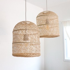 Best Selling Unique <b>Bamboo</b> <b>Light</b> Pendant Natural <b>Bamboo</b> Pendant <b>Light</b> <b>Shade</b>, Lampshade Rattan Round Wooden Lampshade - Product Image 4