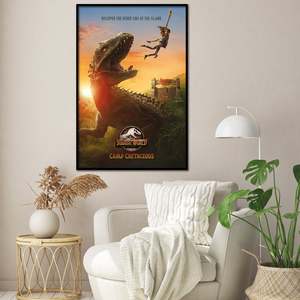 Póster de estilo moderno de Jurassic World, arte de pared en lienzo de New Adventures - Product Image 1