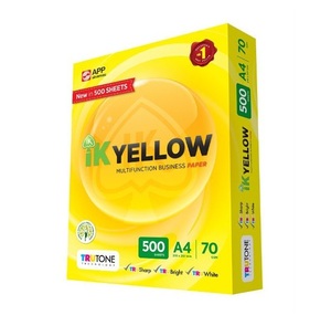 IK กระดาษ A4สีเหลืองสำหรับเครื่องใช้สำนักงาน - Product Image 3