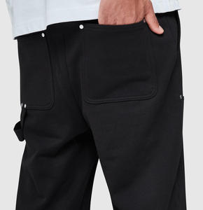 Pantalones Deportivos de Cintura Alta con Estampado Personalizado, 100% Algodón Ecológico, de Secado Rápido, Anchos y Holgados para Hombre - Product Image 5