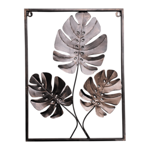 Art mural au design exclusif métallisé doré Décoration intérieure Ornements muraux suspendus en fer Décoration de salon d'artiste mural - Product Image 2