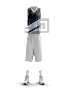 Ensemble de maillot et short de basketball personnalisé imprimé, respirant et anti-humidité en polyester pour l'entraînement et les matchs des équipes - Product Image 1