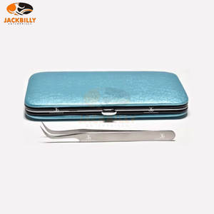 Puntas de fibra de acero inoxidable, pinzas para pestañas, sensación cómoda, volumen, pinzas para pestañas, Caja de aislamiento para juego de extensiones de pestañas - Product Image 6