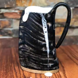 แก้วมักลายโบราณแก้วกาแฟทังการ์ดธรรมชาติเหยือกใส่เครื่องดื่มไวกิ้งแก้วมักดีไซน์ใหม่ - Product Image 2