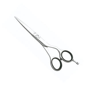 Ciseaux de salon de beauté fantaisie finition ciseaux de coupe de cheveux de barbier polonais faits avec repose-doigt amovible - Product Image 1