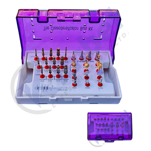 Kit professionnel de forets pour implants dentaires, 29 pièces, fraises d'osteodensification, instruments chirurgicaux, Pakistan - Product Image 4