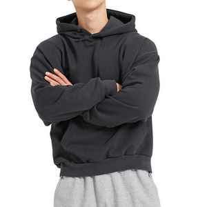 Nuevo diseño de alta calidad de los hombres de algodón polar deportes sudadera sudaderas con capucha cálidas de invierno - Product Image 3