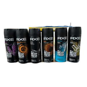 สเปรย์ระงับกลิ่นกาย Axe Body Spray สำหรับผู้ชาย กลิ่นหอมหลากหลาย แพ็ค 6 ชิ้น ขนาด 150 มล. (5.07 ออนซ์) ต่อขวด - Product Image 1