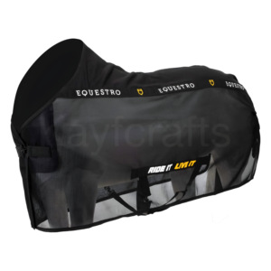 Breathable Anti-Fly Horse Turnout <b>Rug</b> with Fleece Back and Lightweight Mesh - Product Image 1