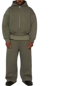 Ensemble de survêtement de sport pour hommes 2026, vente en gros, logo personnalisé, haute qualité, vêtements de sport décontractés, fabricant OEM - Product Image 3