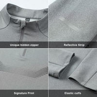 Camisetas Deportivas para Hombre de Secado Rápido, Transpirables, Ecológicas, Antibacterianas, Manga Corta, Corte Ajustado, Cuello Redondo, 200g, Spandex/Poliéster, para Gimnasio