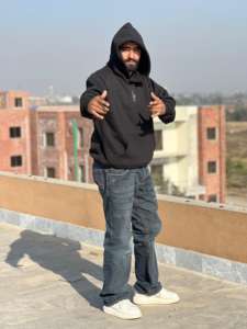 เสื้อกันหนาวมีฮู้ดผ้าฝ้ายเทอร์รี่โอเวอร์ไซส์สำหรับผู้ชายกำหนดโลโก้ได้เองน้ำหนักไม่ผูกเชือกแบบสวมหัว - Product Image 2