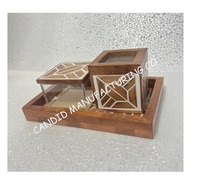 Nouveau brûleur d'encens en bois Mubkhar pour les cadeaux Eid Bakhour Madkhan Mubkhara avec fabricant de parfum de sauge sclarée et d'océan