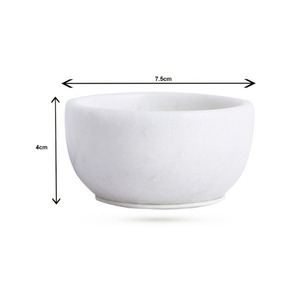 Cuenco de mármol hecho a mano con grabados personalizados y para uso doméstico plano y porciones de cena de cocina a bajo costo - Product Image 4