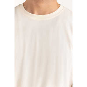 T-shirts basiques 100 % coton, jersey compressé, design uni, 240 grammes, coupe ample, impression sérigraphique, style coréen, modèle MN-TS-SS25-001 - Product Image 3