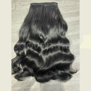 Clip noir naturel dans les extensions de cheveux vietnamiens perruque humaine vierge postiche magasins salon professionnel qualité usine exportation - Product Image 5