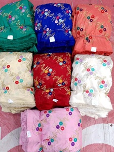 Rouleau de tissu 100 % polyester en gros pour la fabrication de rideaux, résistant aux plis, durable, teint et brodé pour accessoires - Product Image 3