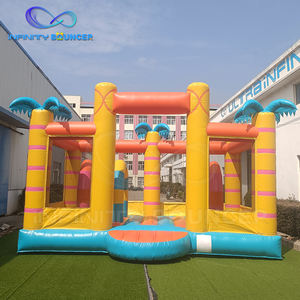 Château gonflable en forme <span class=keywords><strong>de</strong></span> cocotier personnalisable, production à coût d'usine, structure <span class=keywords><strong>de</strong></span> jeu pour enfants <span class=keywords><strong>de</strong></span> style tropical, château gonflable - Product Image 3