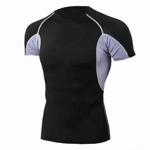 Custom <b>Printed</b> Rashguard Sublimation <b>Printed</b> Rashguard Mma Rashguard Bjj OEM Mma Rash guard for Men short Sleeve Rash Guard - Product Image 4