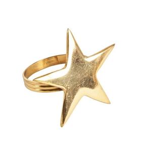 ขายส่งมุสลิมรอมฎอนผู้ถือผ้าเช็ดปากดวงจันทร์และดาวแหวนผ้าเช็ดปากสําหรับ Eid Mubarak ปาร์ตี้ตกแต่งตาราง - Product Image 4