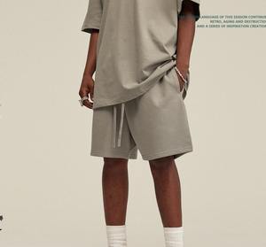 Nuevo OEM ODM Verano 120g Sólido Secado rápido Peso pesado Entrenamiento Gimnasio Pantalones cortos para hombres con diseño de logotipo personalizado - Product Image 2