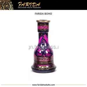 2023 Boho Vintage Custom Hookah Jarrones Creativo Pintado a mano de vidrio de colores Técnicas de laca artística para fumar - Product Image 3