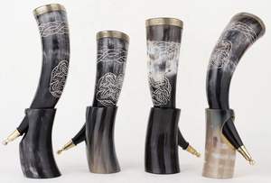 Cuerno para beber vikingo de diseño personalizado, artesanía natural para compra a granel, exportación, venta de Vasos - Product Image 3