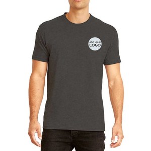 Camiseta de Cuello Redondo para Hombre, Corte Holgado, con Logotipo Personalizado, 100% Algodón/Poliéster, Tejido Transpirable - Product Image 4