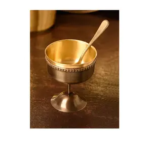 黄铜冰淇淋咖啡铲斗井碗和厨房用具和餐馆以最优惠的价格热卖