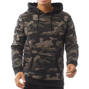 Sweat-shirts à capuche camouflage pour hommes, vente chaude 2025, fabrication sur mesure, polaire camouflage, vente en gros, mode, sweat-shirts camouflage mignons et bon marché pour hommes - Product Image 1