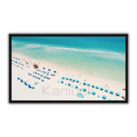 Peinture d'art mural moderne, plage naturelle, océan, paysage, toile, Art mural, décoration de salon