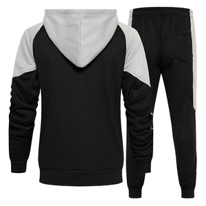 Ensemble de survêtements pour hommes d'hiver, vêtements de sport décontractés, survêtements à fermeture éclair, survêtement 2 pièces pour hommes - Product Image 2
