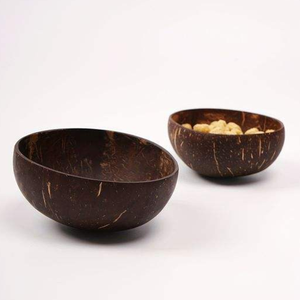 Cuenco de cáscara de coco hecho a mano al por mayor con estilo tropical minimalista moderno - Product Image 3