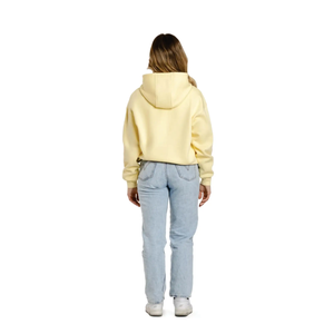 Sweat à capuche tendance pour femme en coton 100% imprimé personnalisé avec des paillettes, fermeture éclair, décontracté, léger, streetwear, manches longues, polaire devant - Product Image 3
