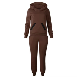 Customization High Quality Winter Casual Solid Fashion Sport Sweatpants and Hoodie <b>Set</b> 2 Piece <b>Jogger</b> <b>Set</b> Men Designer Tracksuit - Product Image 6