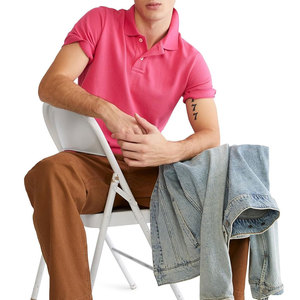 Logotipo personalizado bordado transpirable hombres para Polos cuello vuelto camisa de Golf negocios Casual ropa de trabajo cuello vuelto Golf - Product Image 4