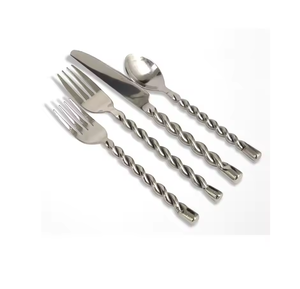 ช้อนชาสแตนเลสมีดด้ามหมุนมีดมีดดีไซน์แบบดาว - Product Image 4