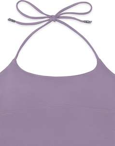 Sujetador deportivo para mujer con relleno extraíble Ropa interior Athletic Crop Tops Halter Yoga Running Fitness - Product Image 5
