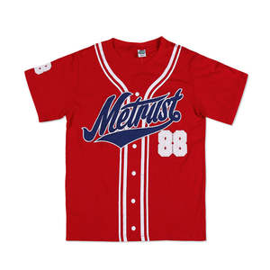 2025 nouveau Style complet Sublimation Baseball uniforme col rond à manches courtes nouveau Design Sublimation Baseball Jersey - Product Image 3