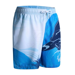 Service OEM, vente en gros, conception personnalisée, shorts pour hommes, sublimation, décontractés, écologiques, taille élastique, nouvelle arrivée, marque privée - Product Image 4