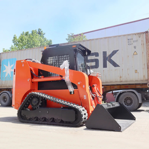Skid Steer Loader with Bucket Crawler Drive Rated Load Unique <b>Stand</b>-On Mini Euro5 PLC Used but Cheap - Product Image 2