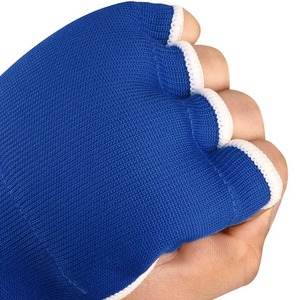 Guantes de boxeo impresos con logotipo personalizado Nuevo estilo Gel interior AZO Cuero y algodón para gimnasio MMA Muay Thai Training - Product Image 4