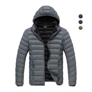 Venta al por mayor de invierno cálido a prueba de viento chaqueta de lujo de los hombres brillante chaqueta acolchada al aire libre chaqueta gruesa para hombre - Product Image 6