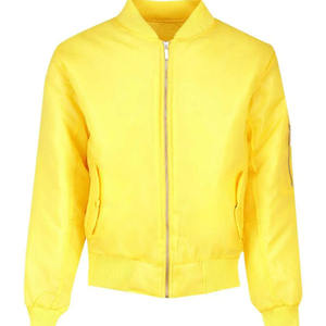 Blouson aviateur grande taille 100% polyester personnalisable coupe-vent réversible de course à pied en satin brodé pour hommes - Product Image 2