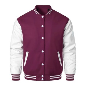 Vestes pour hommes Streetwear Cool Varisty, vestes en cuir Versity, bomber universitaire, veste de collège pour la famille - Product Image 2