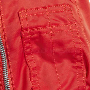 Chaqueta bomber de poliéster para hombre de alta calidad al por mayor, de secado rápido con cuello levantado, elegante diseño de calle para invierno - Product Image 6