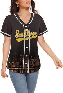 Maillot de Baseball personnalisé respirant Sublimation chemise d'équipe personnalisée élégant vêtements d'entraînement durables vêtements de sport jeunes hommes femmes - Product Image 3